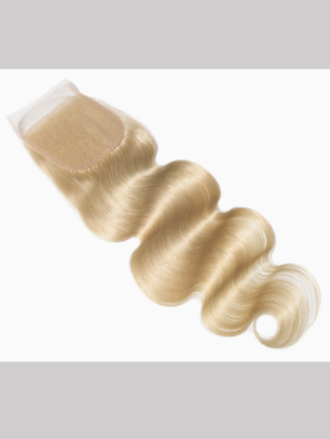 HD Lace 5x5 Blonde "Bombshell" Body Wave Closure ~ Platinum Collection | 613 Soft Glam Waves