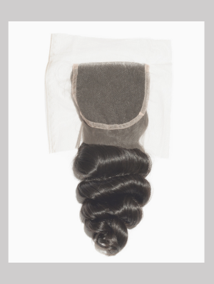 BRAZILIAN 5X5 HD "LOLA" LOOSE WAVE CLOSURE