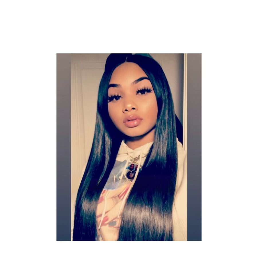 HD Lace 5x5 “Sleek Starlet” Straight Closure Wig ~ Platinum Collection | Silky Straight Finish