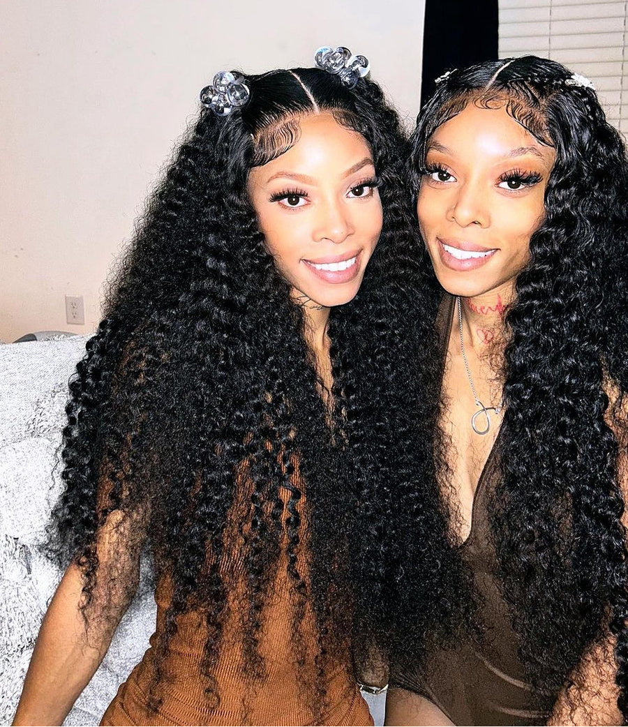 HD Lace 13x4 "Kandy" Kinky Curly Frontal Wig ~ Platinum Collection | Full Natural Curly Finish