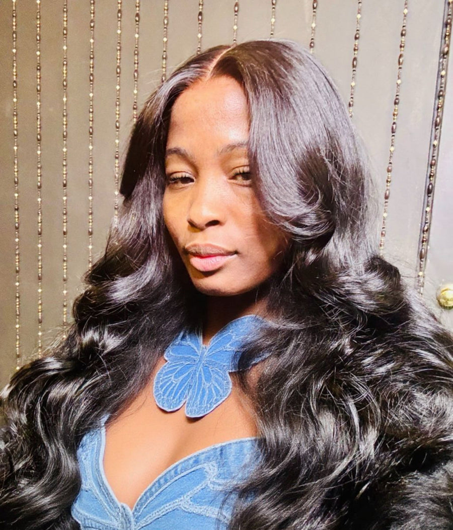 HD Lace 5x5 “Muse” Body Wave Closure Wig ~ Platinum Collection | Soft Glam Waves