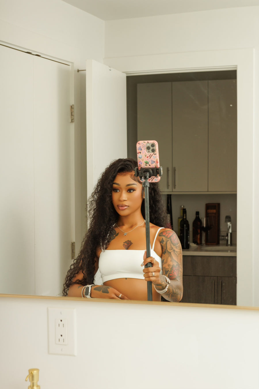 THREE BRAZILIAN "DIVA" DEEP WAVE BUNDLES + 5X5 HD LACE CLOSURE