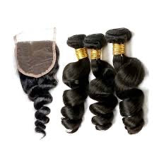 Platinum Collection HD Lace Closure + 3 Bundle Deal~Install Ready