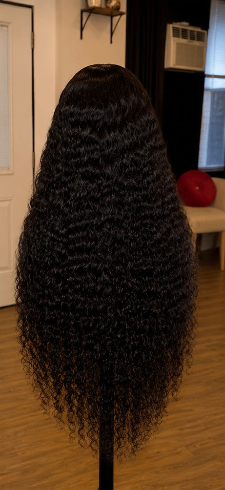 HD LACE 5x5 Wet n' Wild Water Wave Wig ~ Platinum Collection  | Wet Look Finish