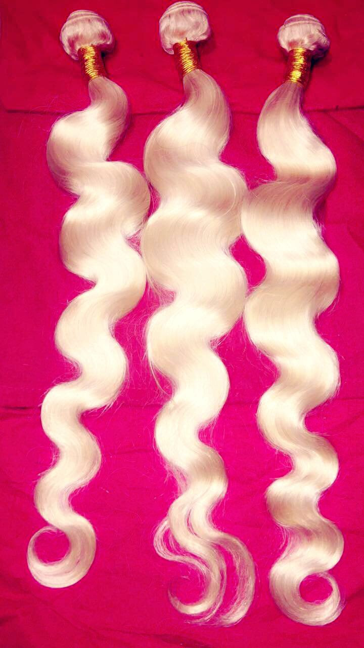 BRAZILIAN BLONDE "BOMBSHELL" BODY WAVY BUNDLES