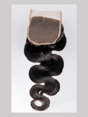 BRAZILIAN 5X5 HD  "BADDIE " BODY WAVY CLOSURE