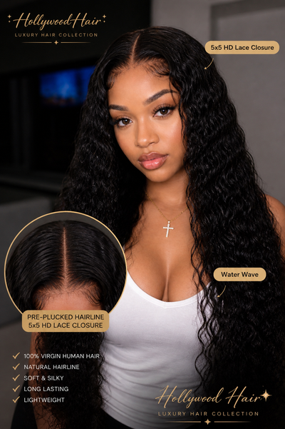 “Wonder” Water Wave Single Bundles~Platinum Collection|Virgin Hair~Wet Wavy Finish