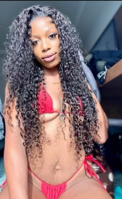 HD Lace 13x6 "Rich Girl" Curly Frontal Wig~ Platinum Collection | Curly Glam Finish