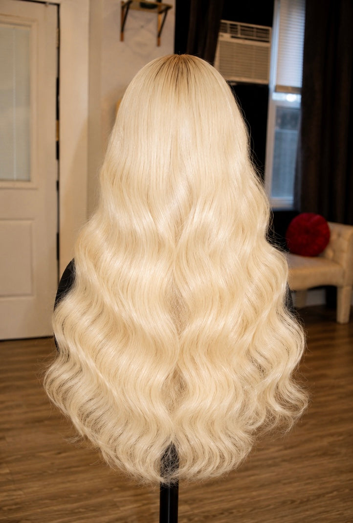 HD Lace 13x6 “Blonde Bombshell” 613 Wig ~ Platinum Collection | Bright Blonde Bombshell Finish