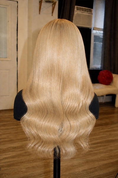 HD Lace 13x4 “Blonde Bombshell” 613 Wig ~ Platinum Collection | Bright Blonde Bombshell Finish