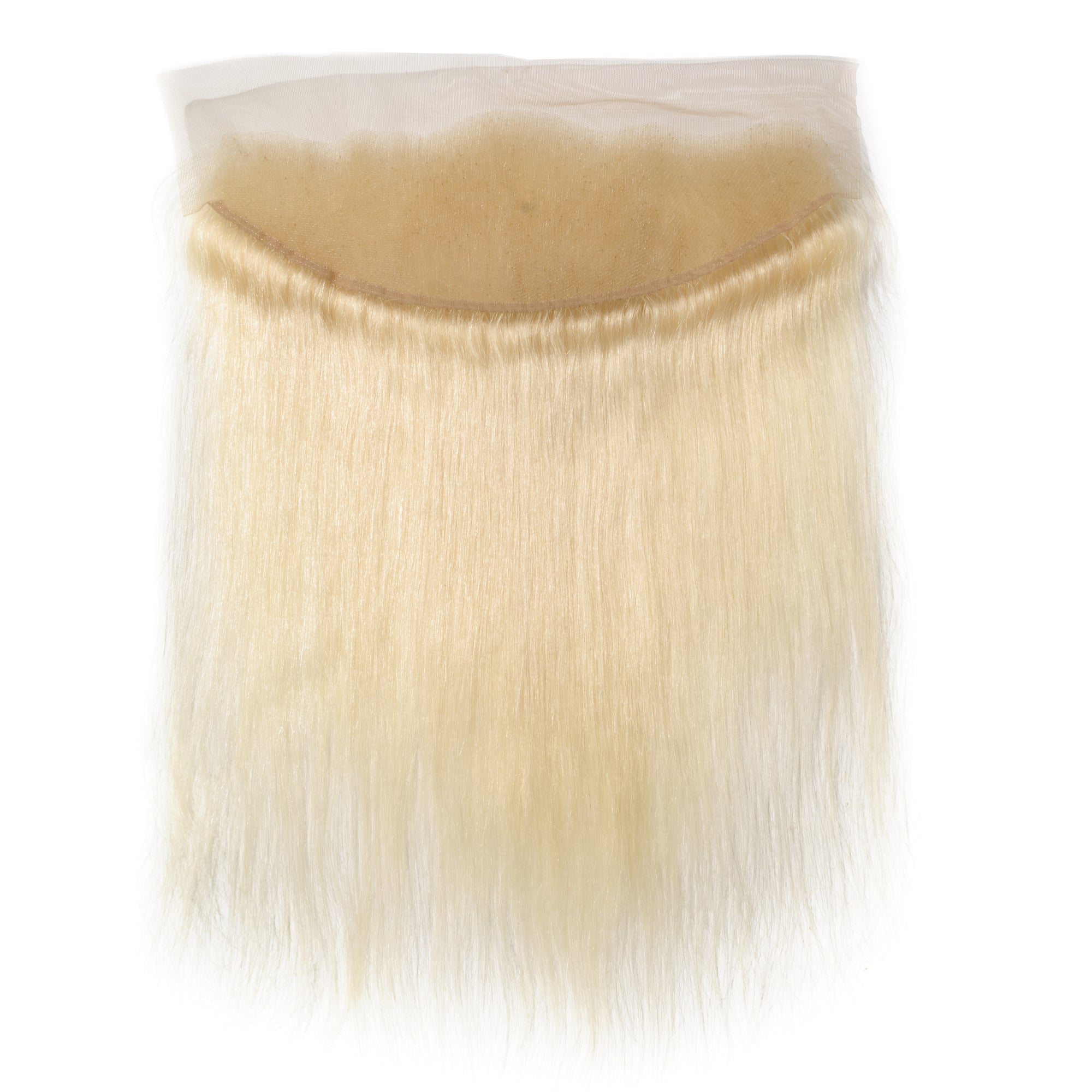 THREE BRAZILIAN BLONDE "STARLET" STRAIGHT WAVE BUNDLES + 13X4 HD 613 (BLONDE) FRONTAL